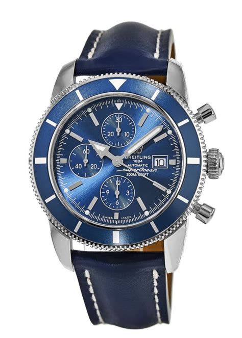 breitling superocean 46 blue|breitling superocean 46 chronograph.